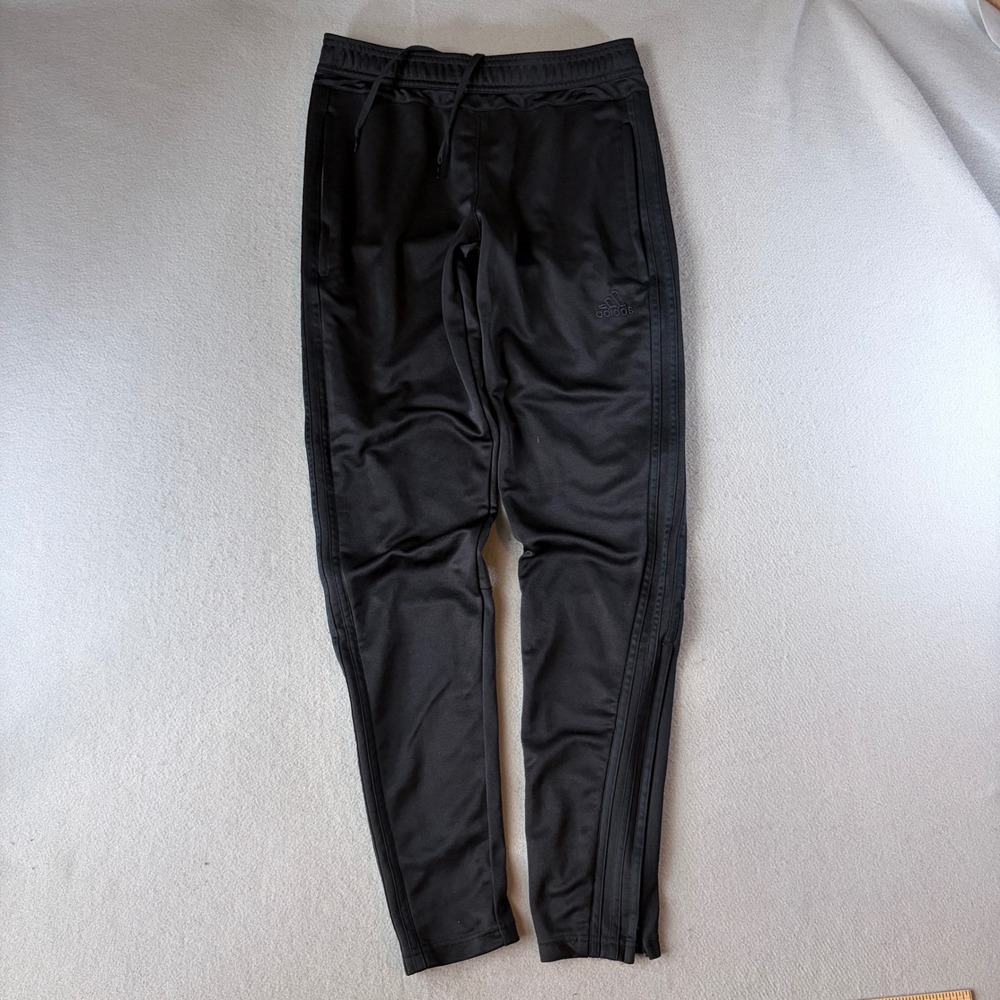 Adidas Mens Climacool Tiro Training Track Pants‎ Black Small S Tapered Ankle Zip